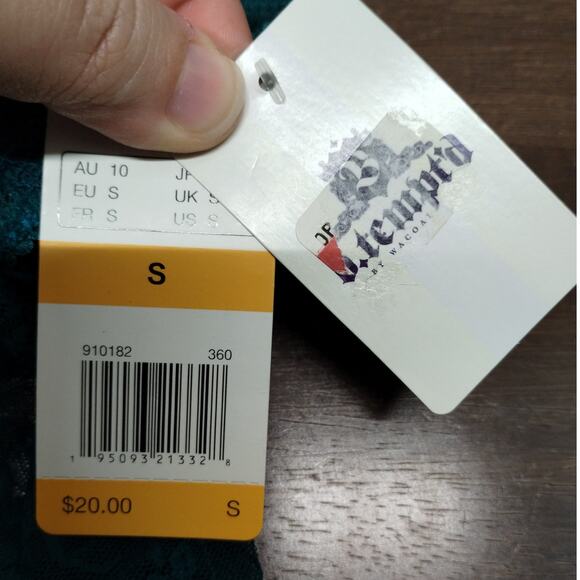 b.tempt'd by Wacoal NWT Small Green Spruced-Up Lace Kiss Unlined Bralette - Picture 7 of 7